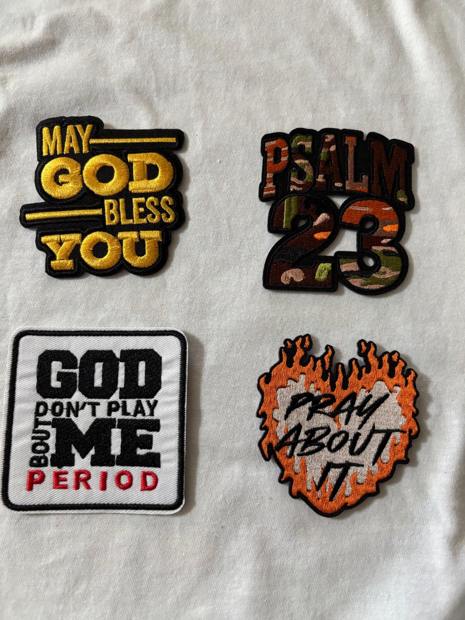 Small Iron on Patches