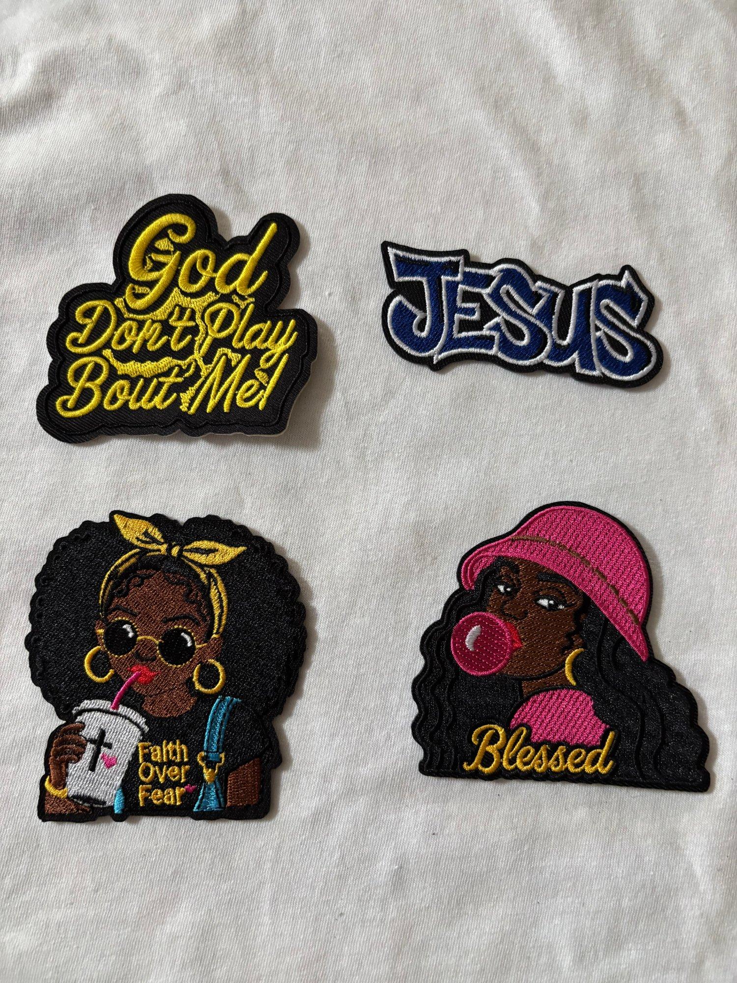 Small Iron on Patches