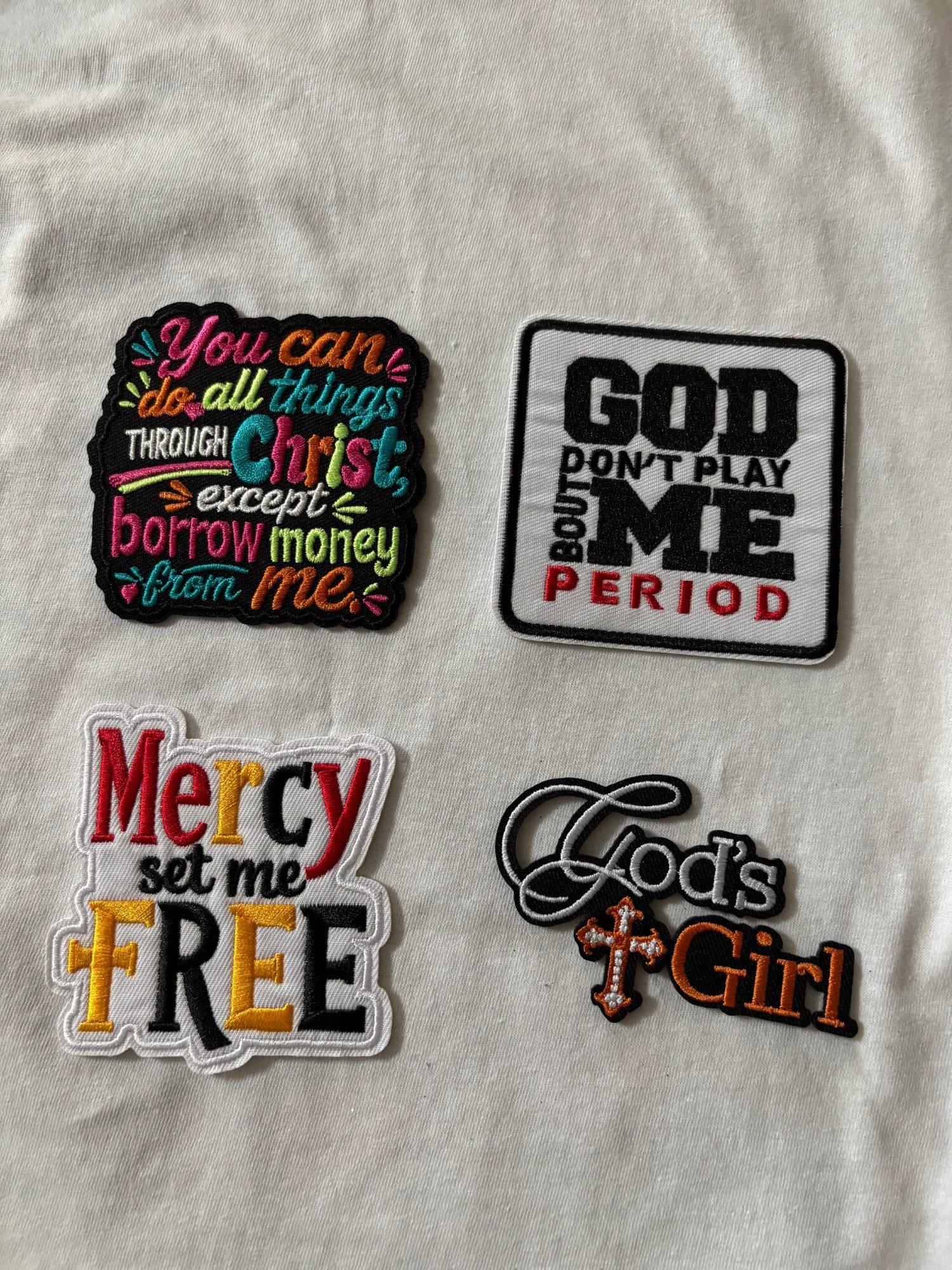 Small Iron on Patches