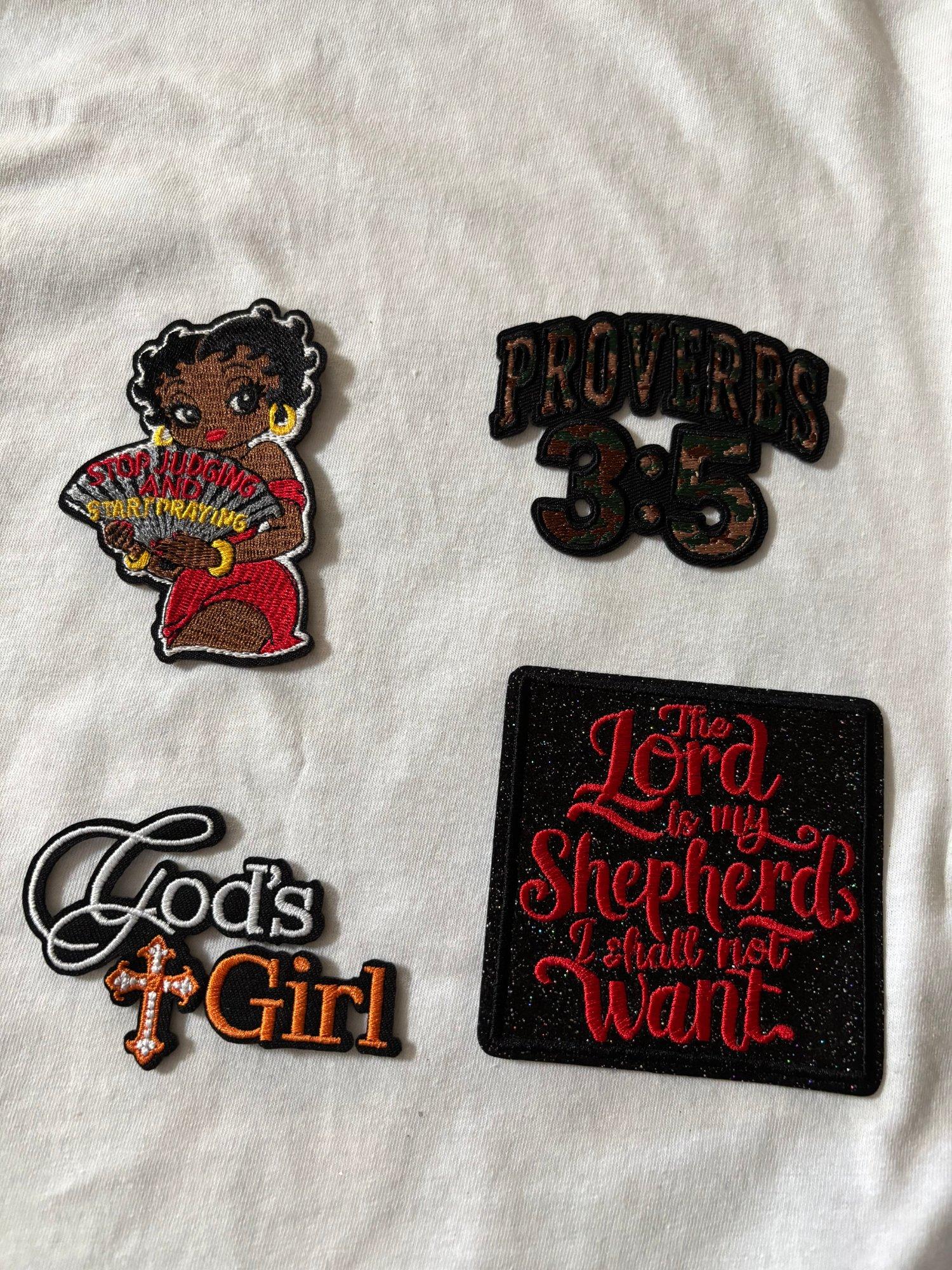 Small Iron on Patches
